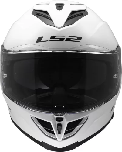 Cască LS2 FF818 Storm III Solid alb lucios