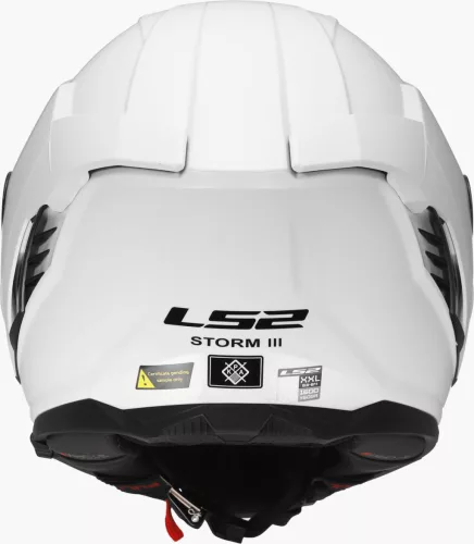 Cască LS2 FF818 Storm III Solid alb lucios