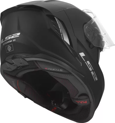 Cască LS2 FF818 Storm III Solid negru mat