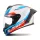 Casca LS2 FF820 Rapid III Hyper alb/albastru/rosu