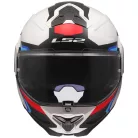 Casca LS2 FF820 Rapid III Hyper alb/albastru/rosu