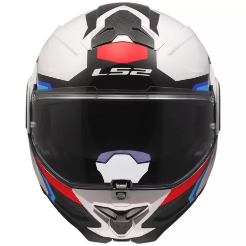 Casca LS2 FF820 Rapid III Hyper alb/albastru/rosu