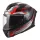 Casca LS2 FF820 Rapid III Hyper negru mat/rosu