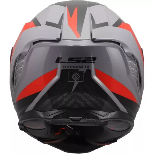Casca LS2 FF820 Rapid III Hyper negru mat/rosu