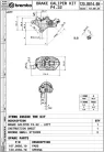 Etrier frână Brembo 120B81469