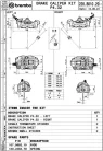 Etrier frână Brembo GP4 220B01020