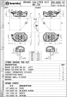 Etrier frână Brembo 220D02010