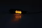 Semnalizator Highsider Sora LED secvențial, corp negru, dispersor fumuriu, față și spate (pereche)
