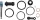 Kit reparație etrier frână Moose Offroad 18-3008