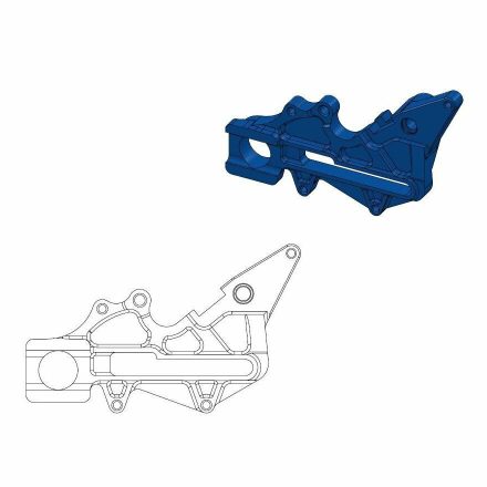 Moto-Master Brake Caliper Adaptor Blue 211062