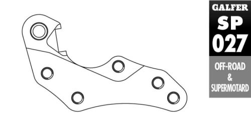 Kit conversie frână Galfer SP027