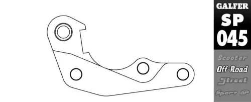 Kit conversie frână Galfer SP045