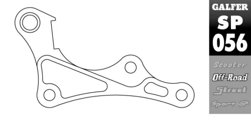 Kit conversie frână Galfer SP056