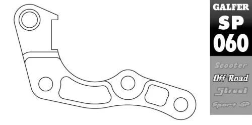 Kit conversie frână Galfer SP060
