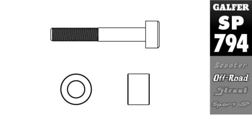 Kit conversie frână Galfer SP794