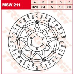 Disc-Frana-Flotant-Trw-Msw211-Fata