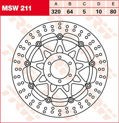 Disc-Frana-Flotant-Trw-Msw211-Fata