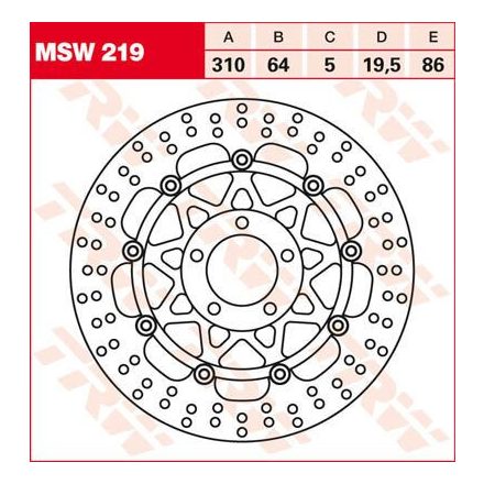 Disc-Frana-Flotant-Trw-Msw219-Fata