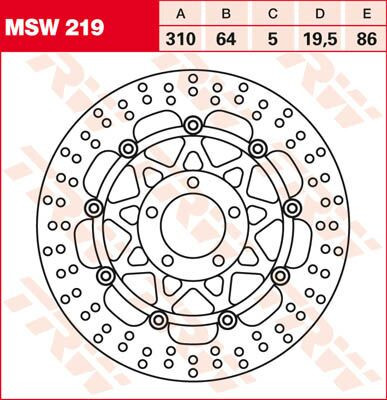 Disc-Frana-Flotant-Trw-Msw219-Fata