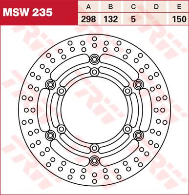 Disc-Frana-Flotant-Trw-Msw235-Fata