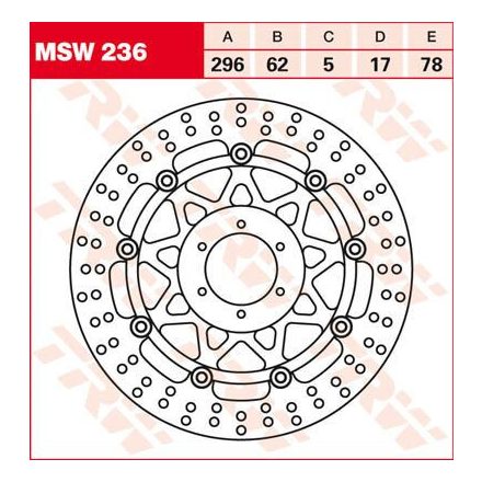 Disc-Frana-Flotant-Trw-Msw236-Fata