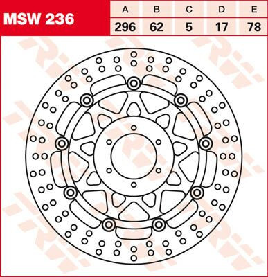 Disc-Frana-Flotant-Trw-Msw236-Fata