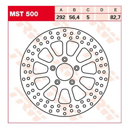 Front Brake Disc Xl/Bt Mst500