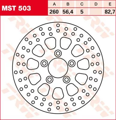 Disc frână TRW MST503
