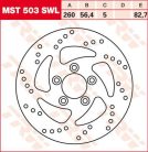 Trw Rear Brake Disc Xl Swept Left Mst503Swl