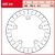 Trw Brake Rotor Fix Round L/R Mst278