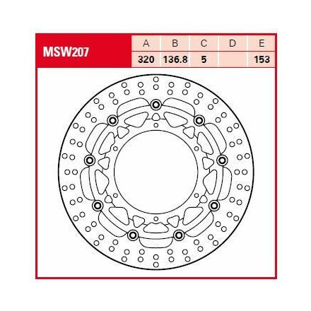 Disc-Frana-Flotant-Trw-Msw207-Fata