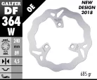 Disc frână Galfer wave DF364W