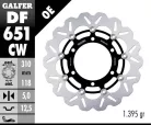Disc frână Galfer flotant DF651CW