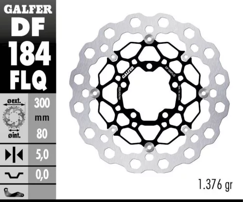 Disc frână Galfer flotant DF184FLQ