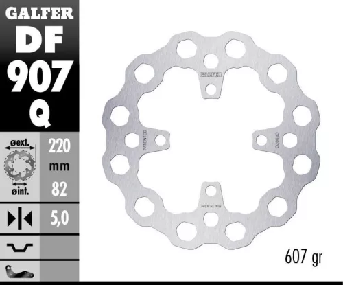 Disc frână Galfer fix DF907Q
