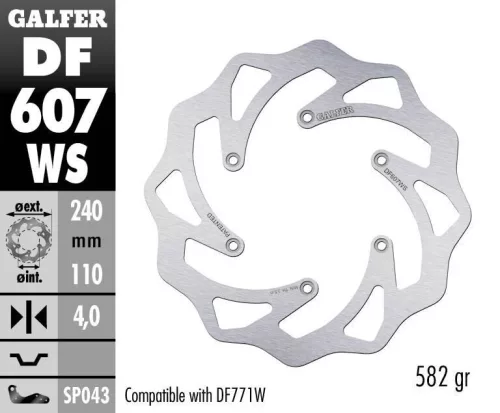 Disc frână Galfer wave off-road DF607WS