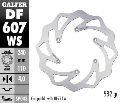 Disc frână Galfer wave off-road DF607WS