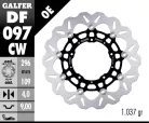 Disc frână Galfer flotant DF097CW
