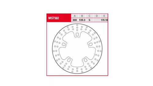 Disc frână TRW MST502
