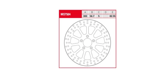 Disc frână TRW MST504