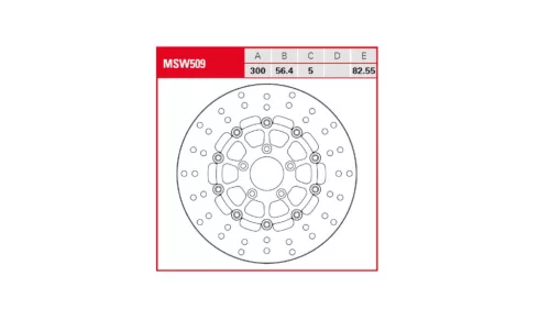 Disc frână TRW MSW509
