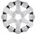 Disc frână Galfer fix DF682RH