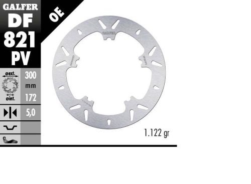Disc frână Galfer fix DF821PV