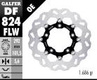 Disc frână Galfer flotant DF824FLW