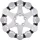 Disc frână Galfer fix DF836RH