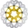 Disc frână Galfer flotant DF680CWUY