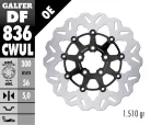 Disc frână Galfer flotant DF836CWUL