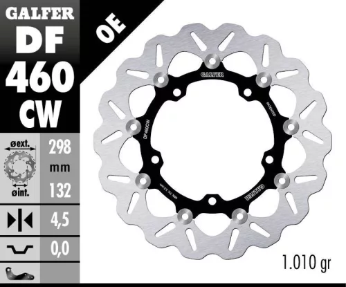 Disc frână Galfer flotant DF460CW