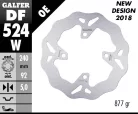 Disc frână Galfer wave DF524W