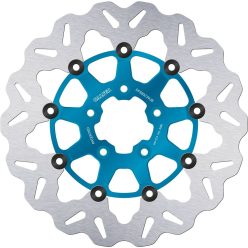 BRAKE DISC FLOAT WAVE BLUE